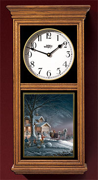 Winter Wonderland Clock